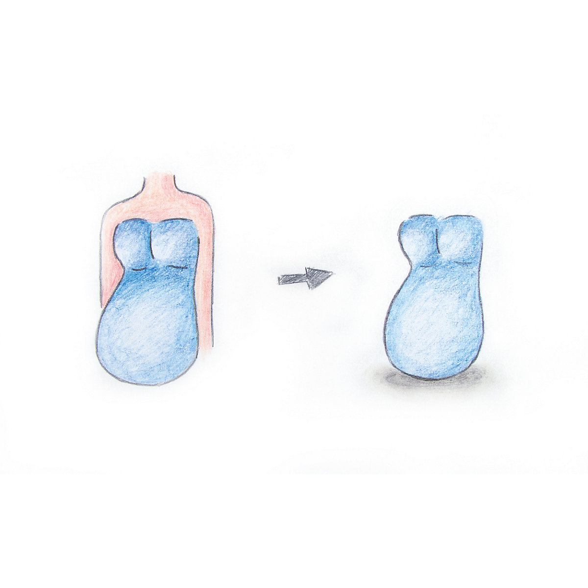 Gipsabdruck Babybauch, Box 1 Set