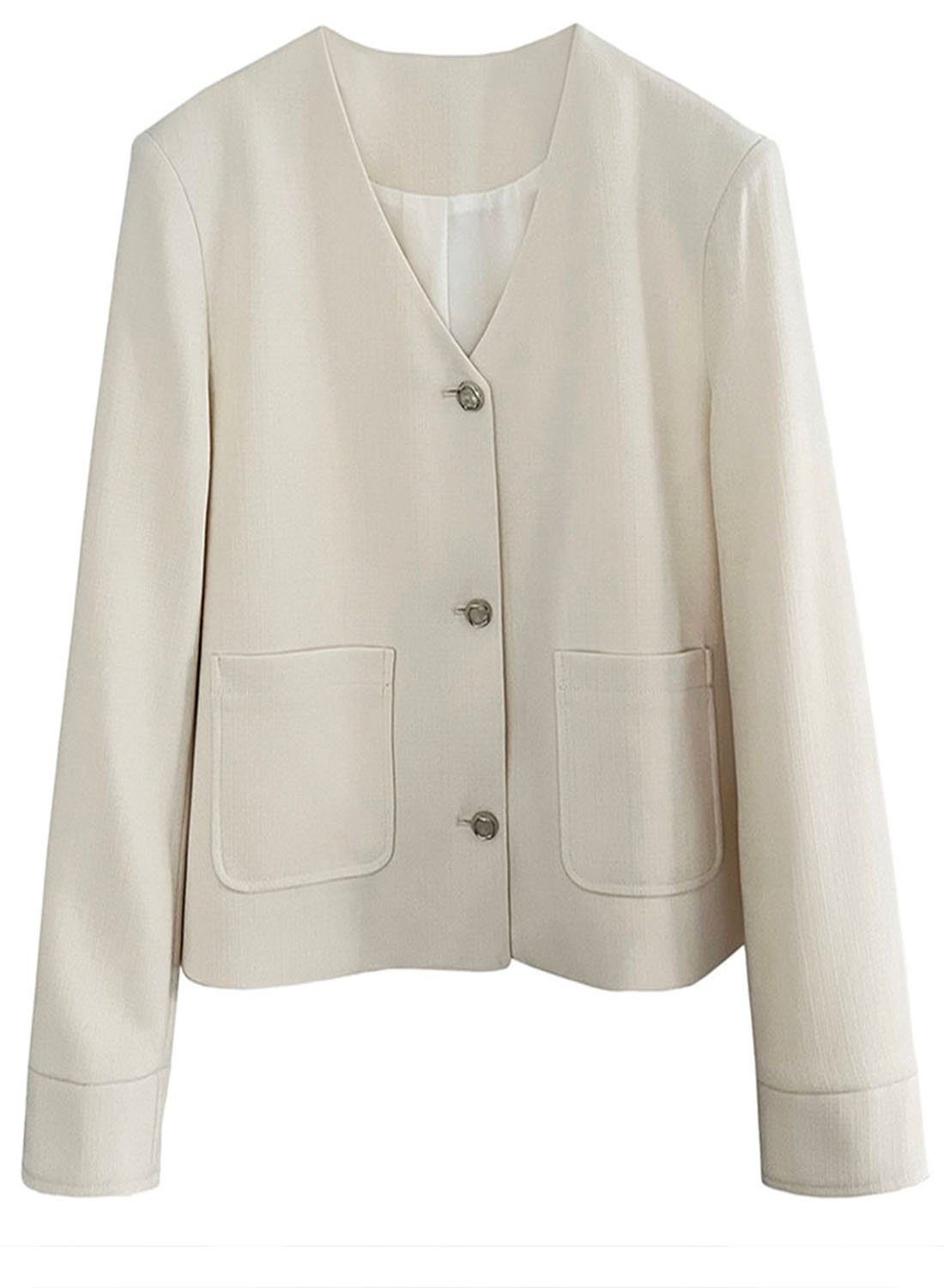 YANN Hosenanzug Schlichte Jacke im stilvollen Business-Look