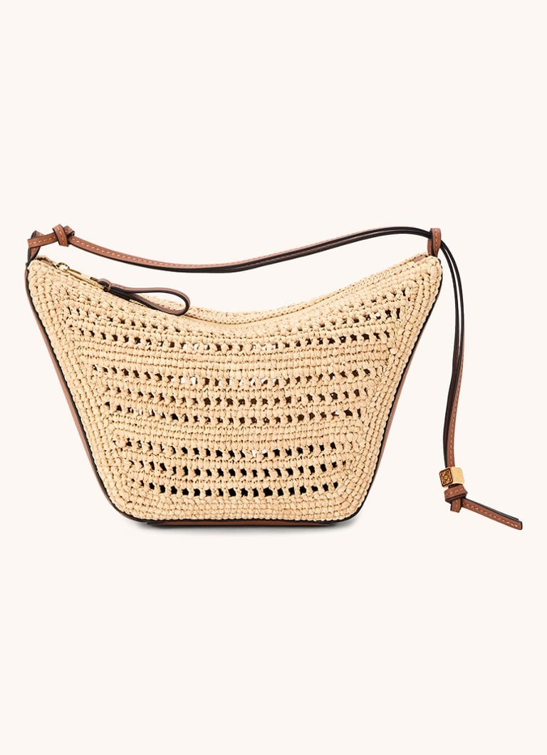 LOEWE Hammock Hobo Mini -olkalaukku vasikannahkayksityiskohdilla