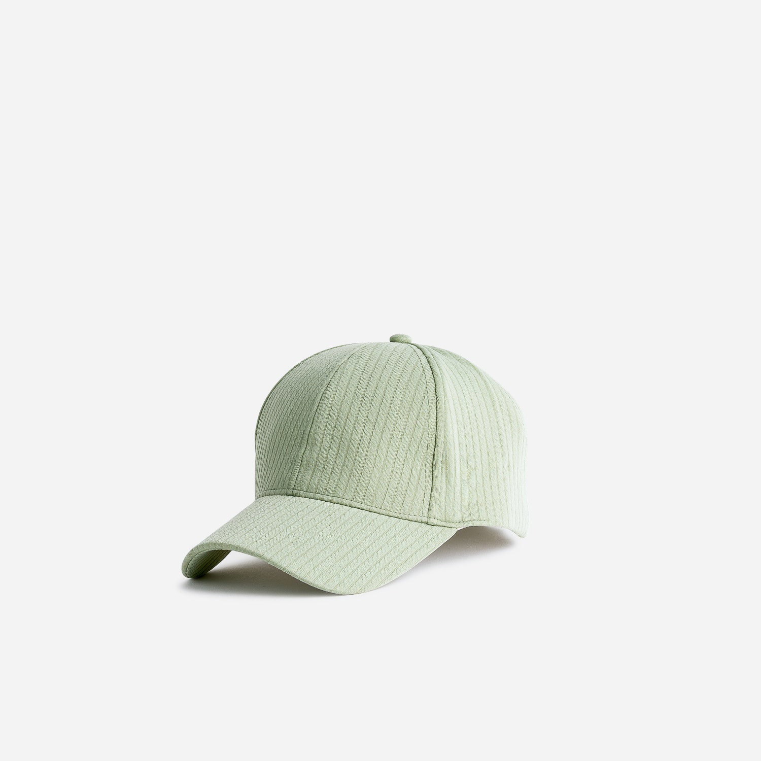 Casquette TEXTO vert sauge côtelée