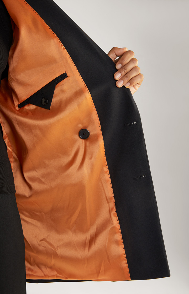 Unisex-Boyfriend-Blazer in Schwarz