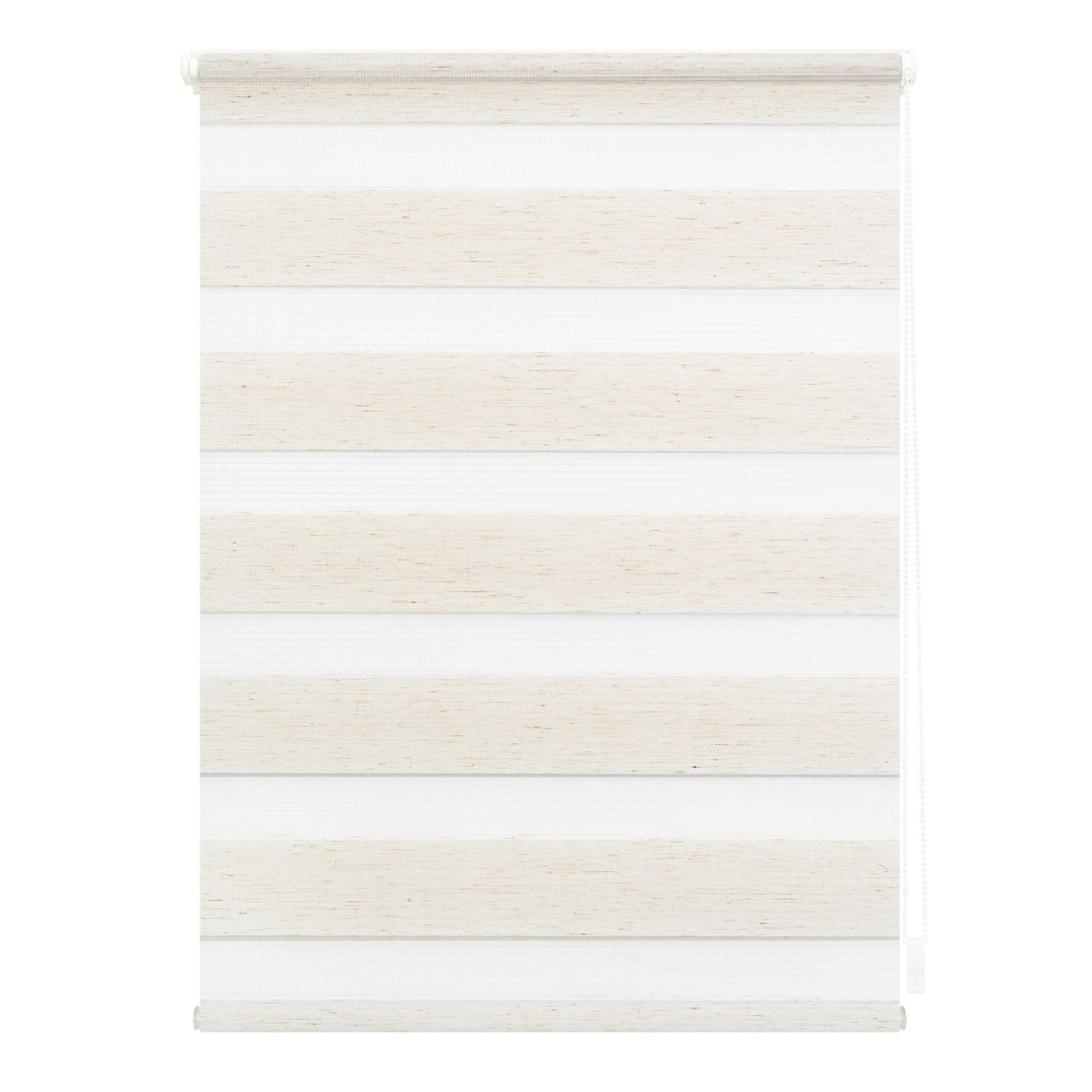 Lichtblick Duo-Rollo Klemmfix, ohne Bohren - Natur, 80 cm x 150 cm (B x L)