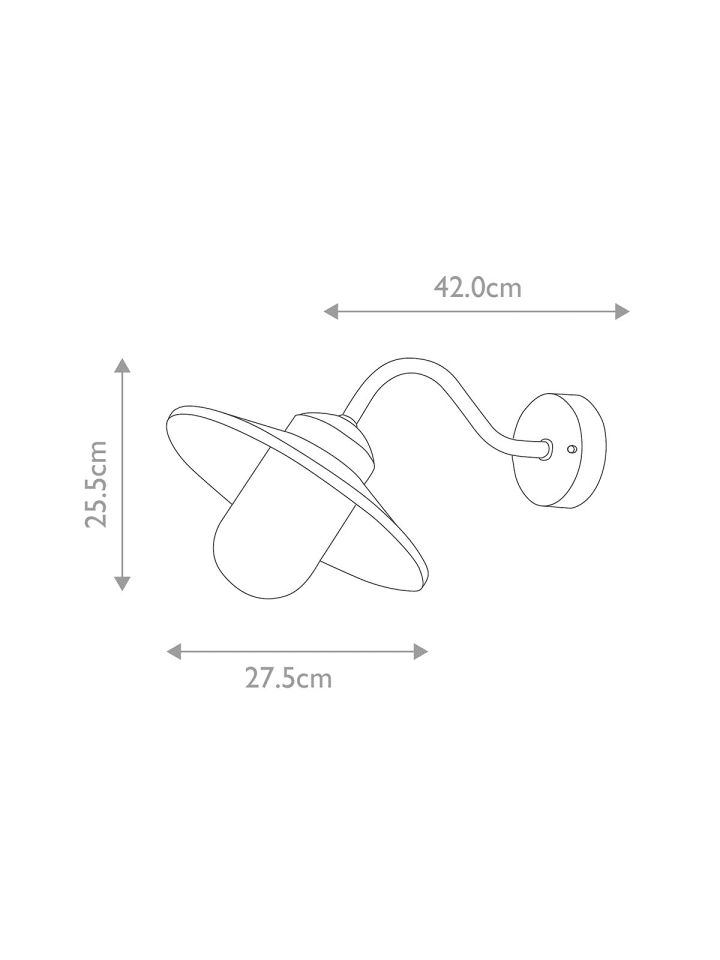 Licht-Erlebnisse Außen Wandlampe in Weiß günstig kaufen onesize