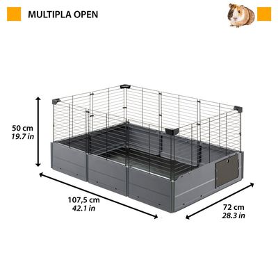 Ferplast Kleintierkäfig Multipla Open