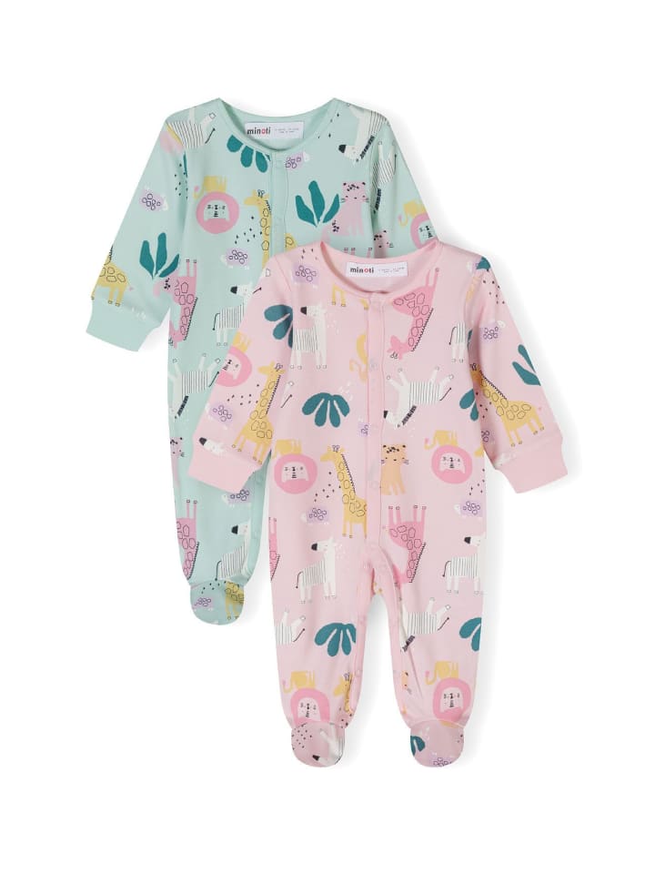 Minoti 2er. Set: Strampler 24babypack20 in mint günstig kaufen