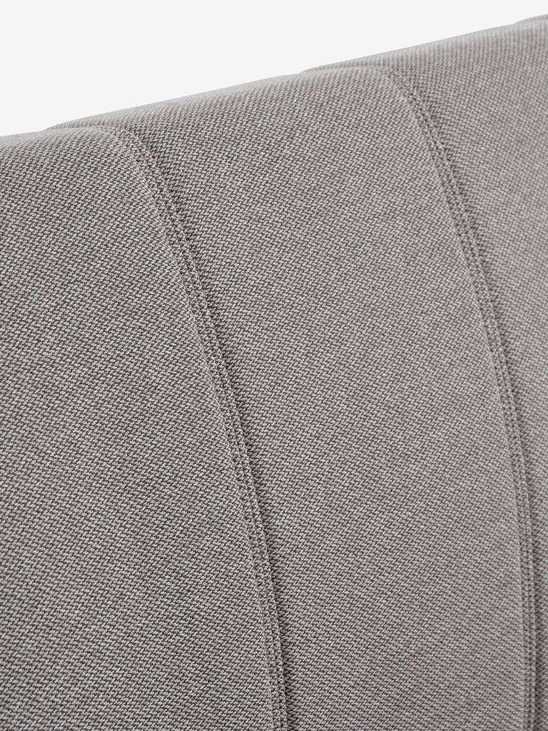 ILDVED sofa bed, beige fabric/oak color