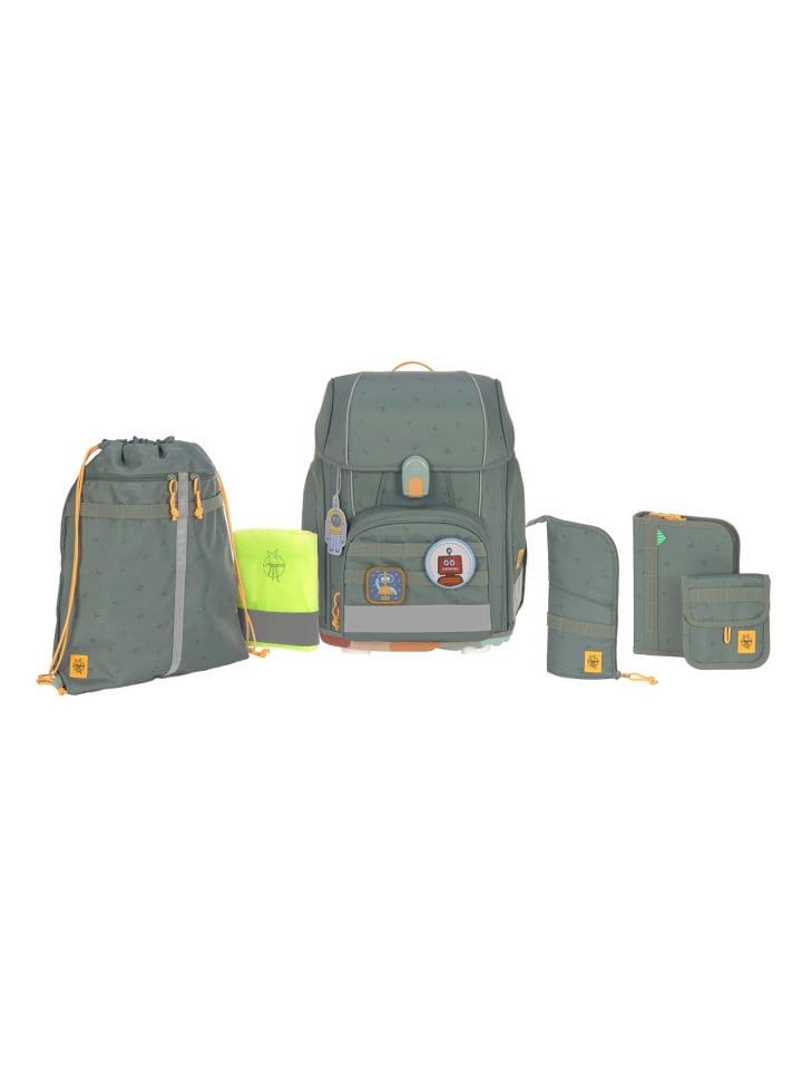 Lässig Lässig Schulranzen Set 7-teilig, Boxy Unique Letters green günstig kaufen onesize