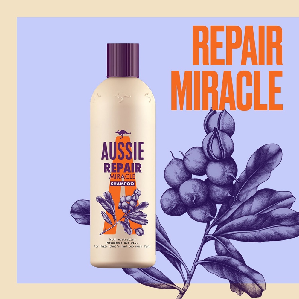 aussie Aussie Repair Miracle Shampoing 300ml Shampoing
