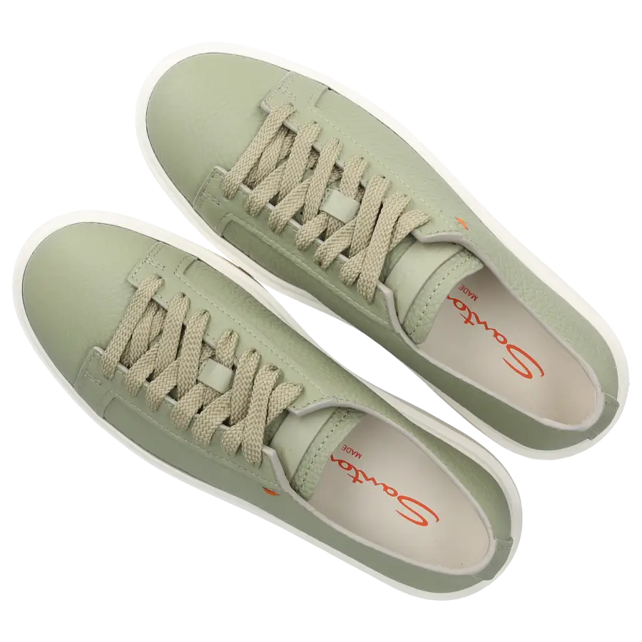 Santoni - Sneaker low 60919 Kalbsleder - grün