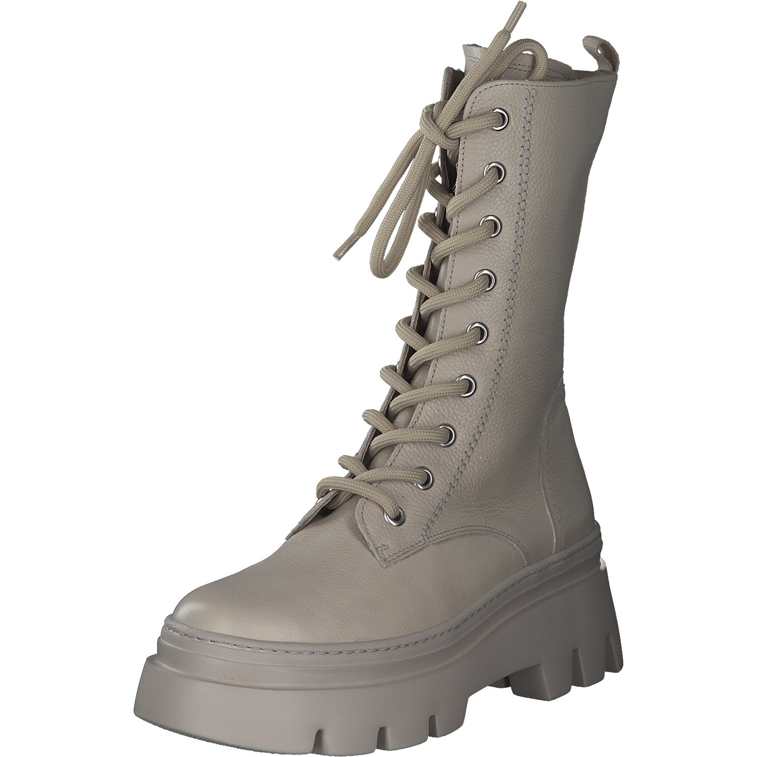 Paul Green 9090, Schnürstiefel, Damen, Beige