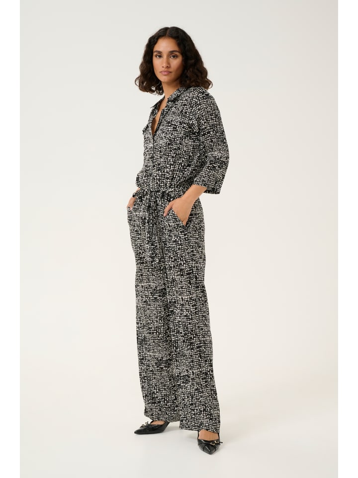 Kaffe Overall KApollie in Black/Turtledove Graphic Dot günstig kaufen