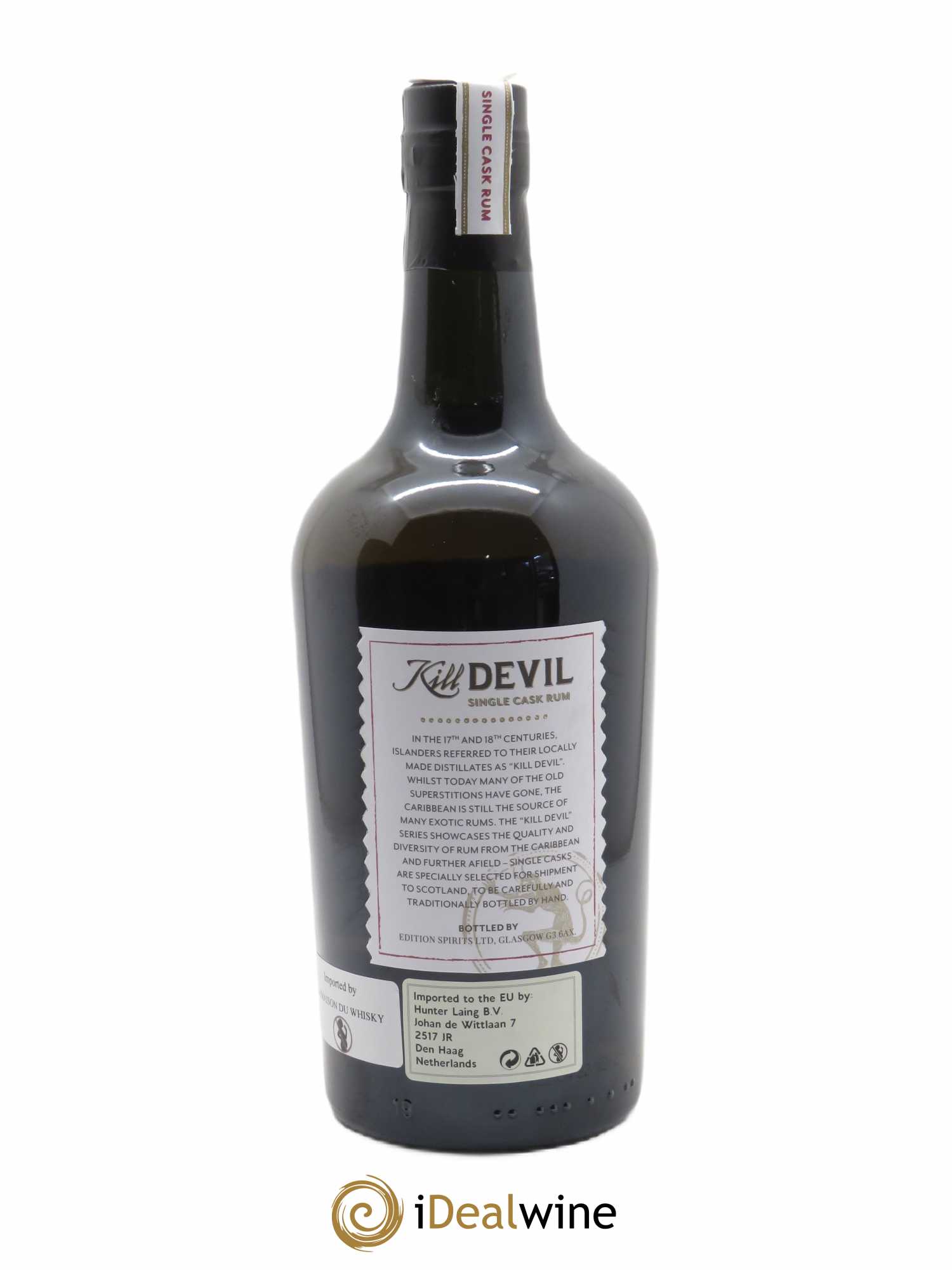 Rum Long Pond 23 ans Single Cask Kill Devil Jamaica   - Lot de 1 Bouteille