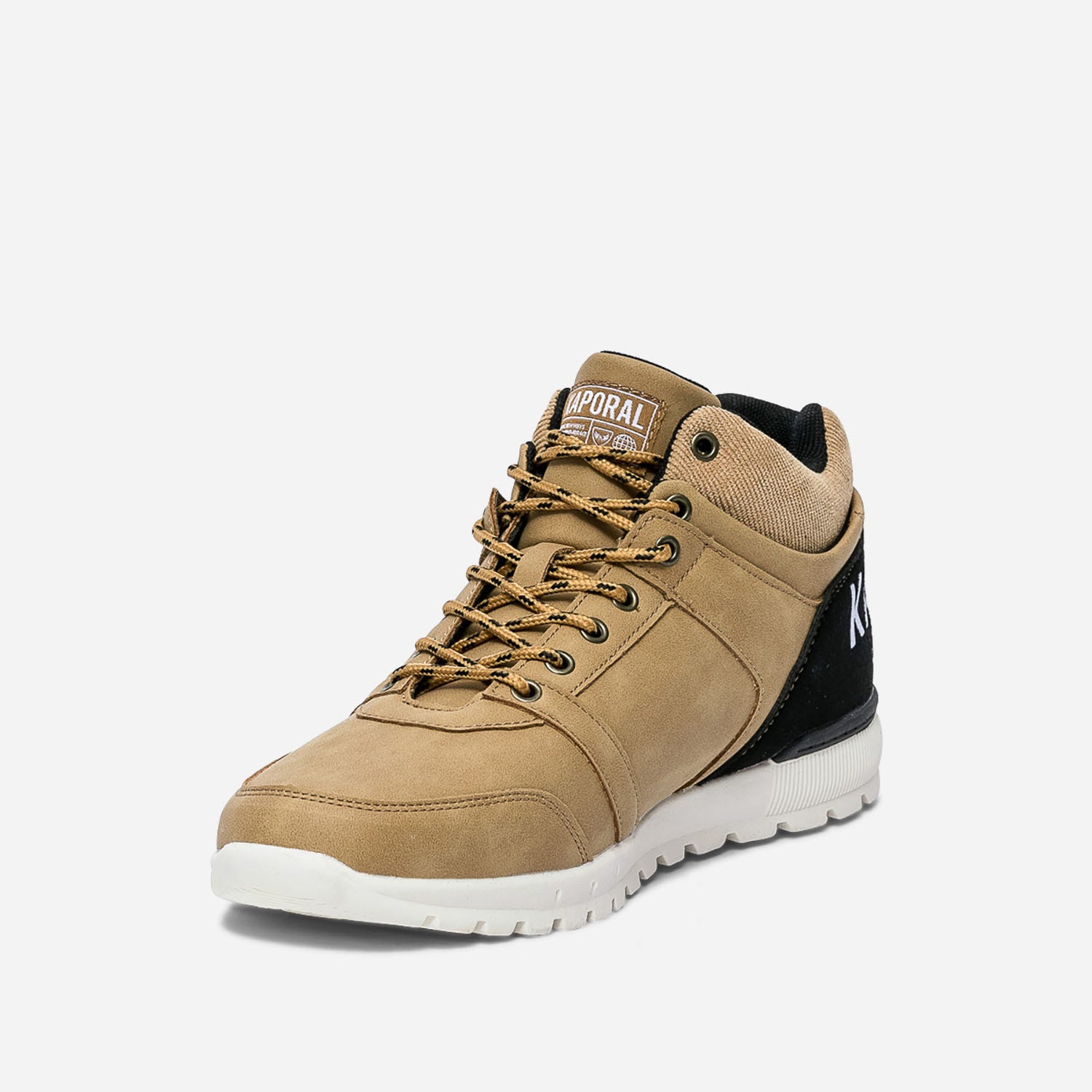 Basket KAPORAL jaune ocre et noire