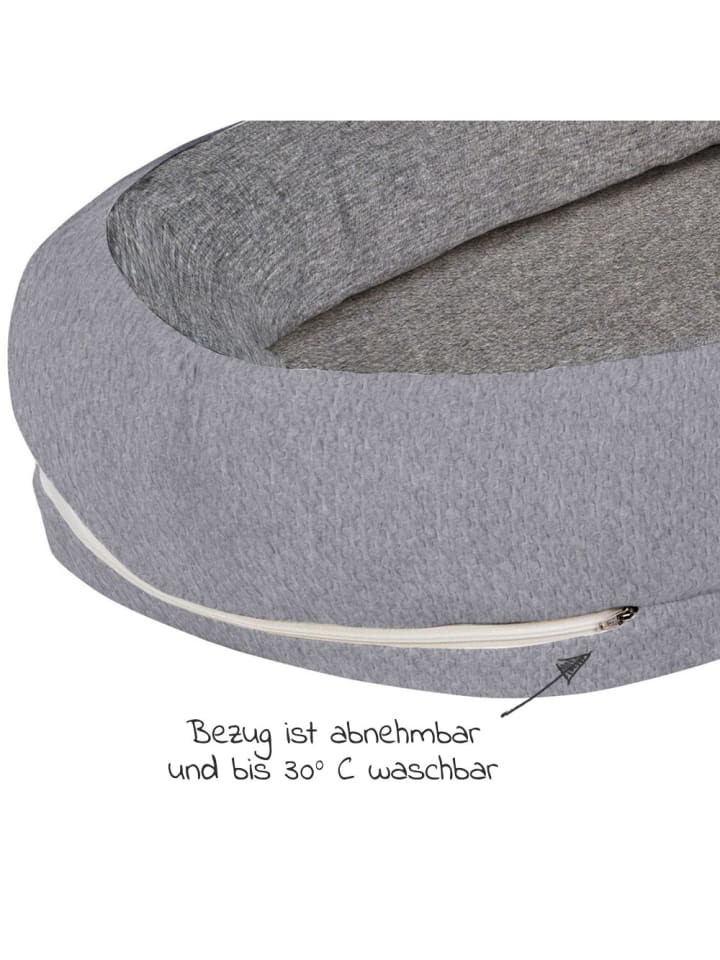 Alvi Schlummer-Nestchen Special Fabric - Piqué in grau günstig kaufen onesize