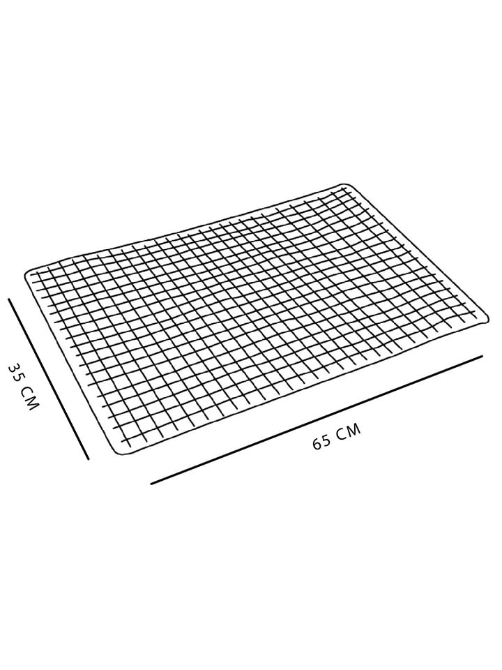 UTILITY Kunststoff-Badematte in Weiß - (L)65 x (B)35 cm günstig kaufen onesize