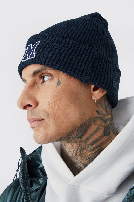 Beanie in Waffeloptik