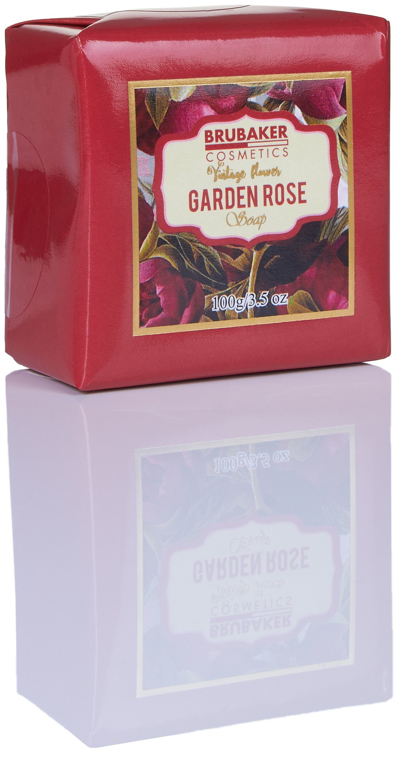 BRUBAKER Körperpflege-Set Bade- und Dusch Set, 7-tlg., Geschenkset mit Massage-Acryl, Rosen- und Veilchen Duft