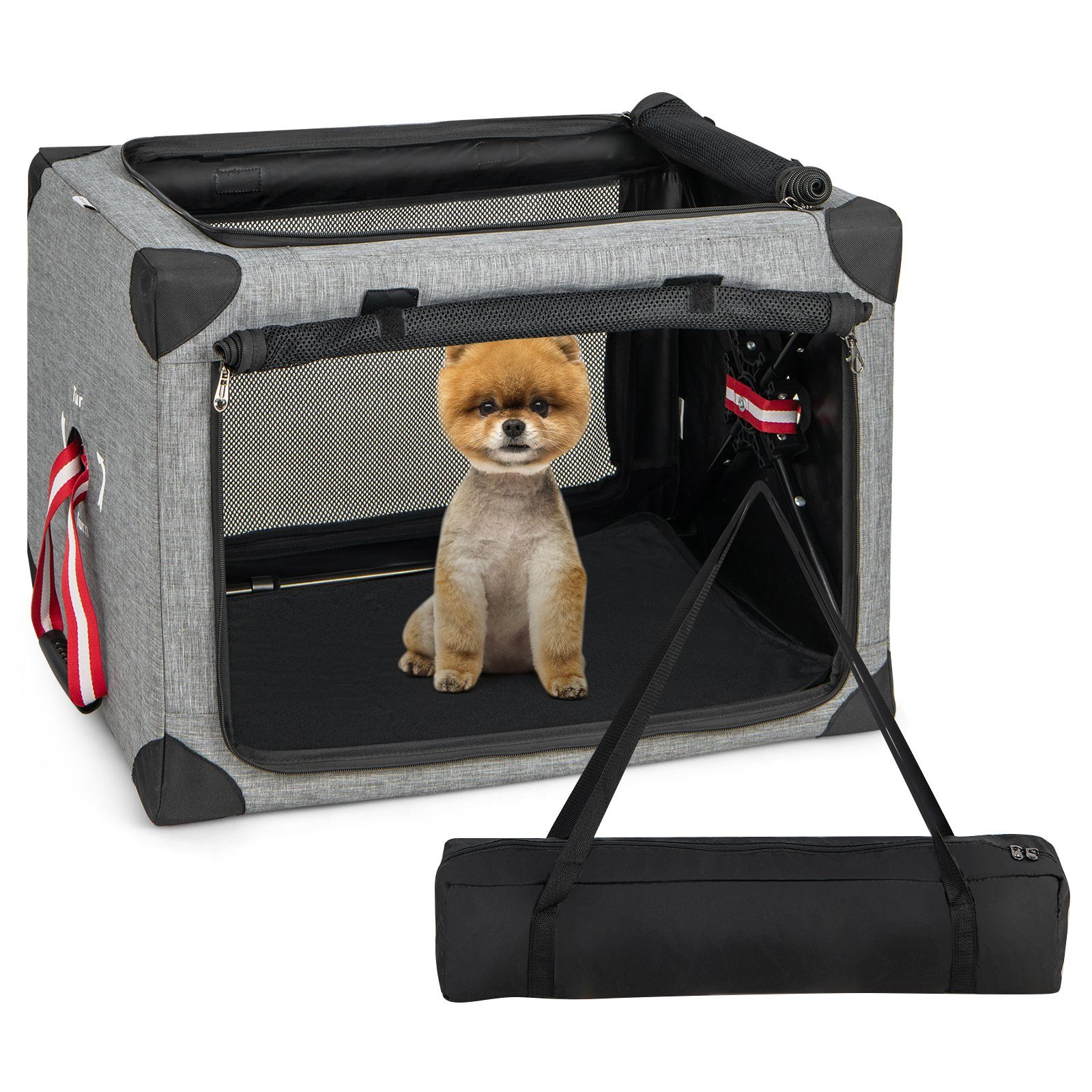 COSTWAY Tiertransporttasche Hundebox bis 15,00 kg, M bis 15 kg