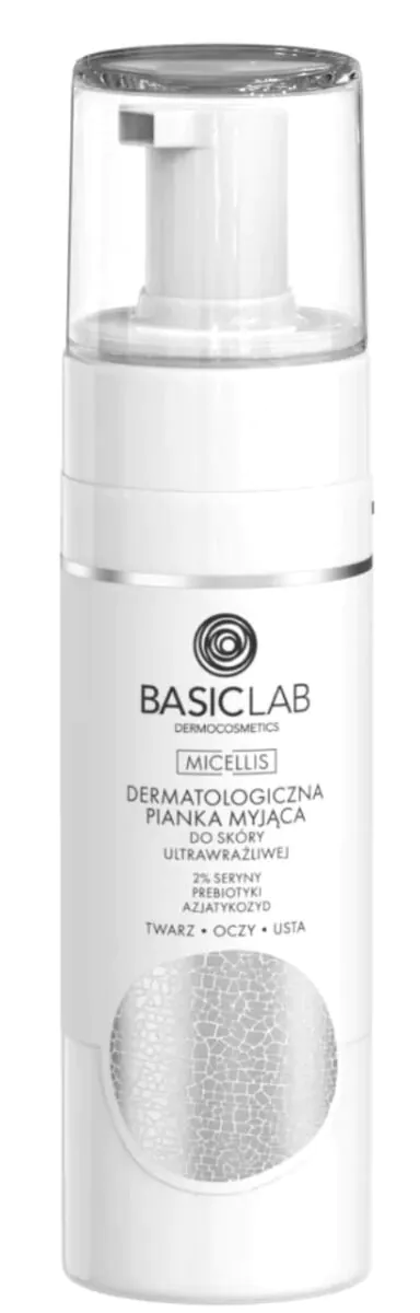 Δερματολογικός αφρός καθαρισμού BasicLab για εξαιρετικά ευαίσθητο δέρμα