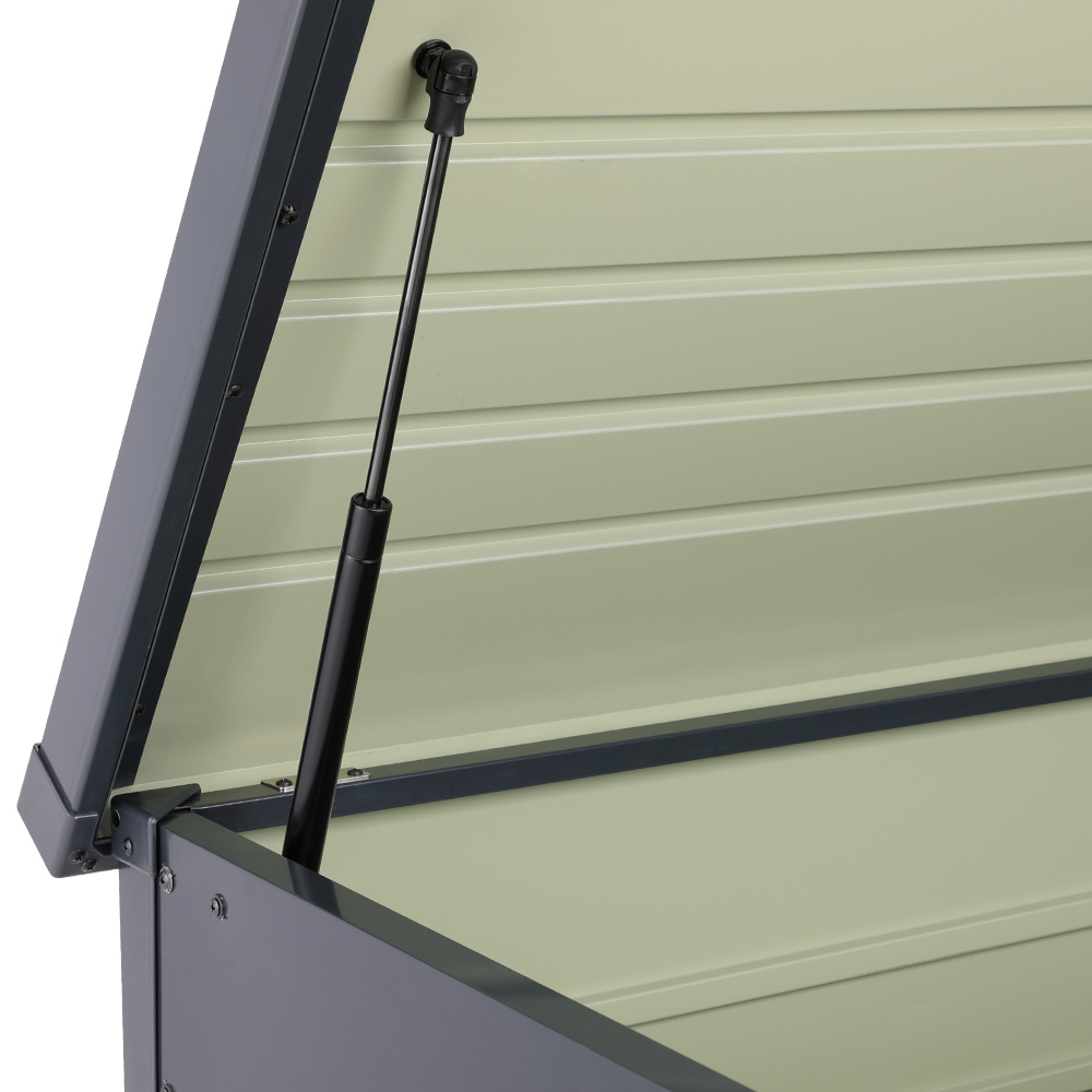 Gardebruk Auflagenbox Metall abschließbar 120 x 63 x 62cm anthrazit
