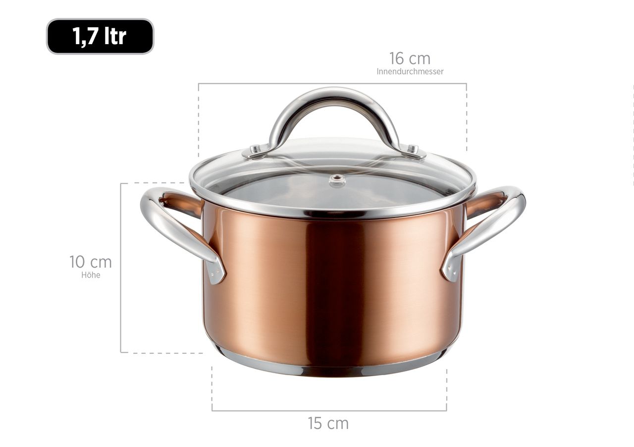 Mäser Serie Asterion, Kochtopf-Set 8-teilig