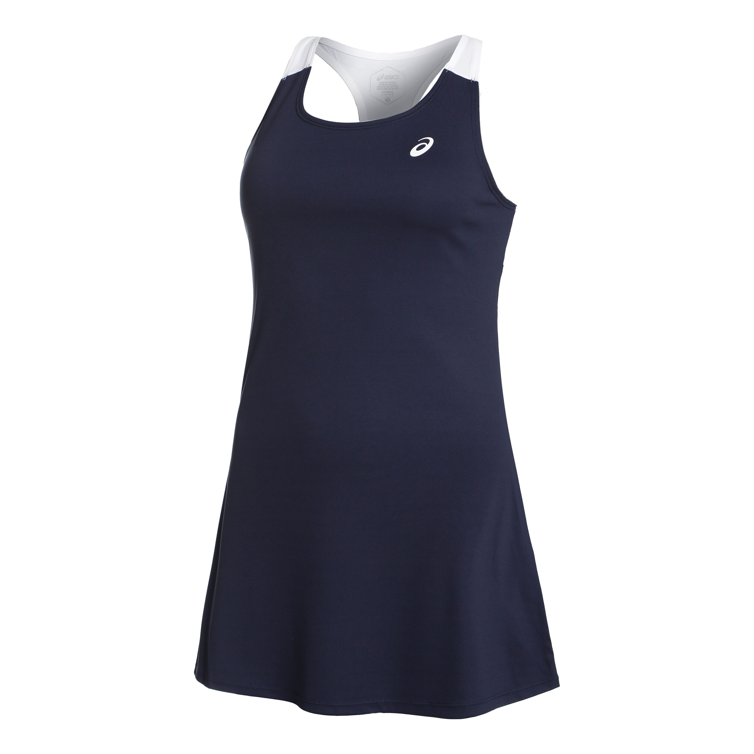 Court Kleid Damen - Dunkelblau, Weiß