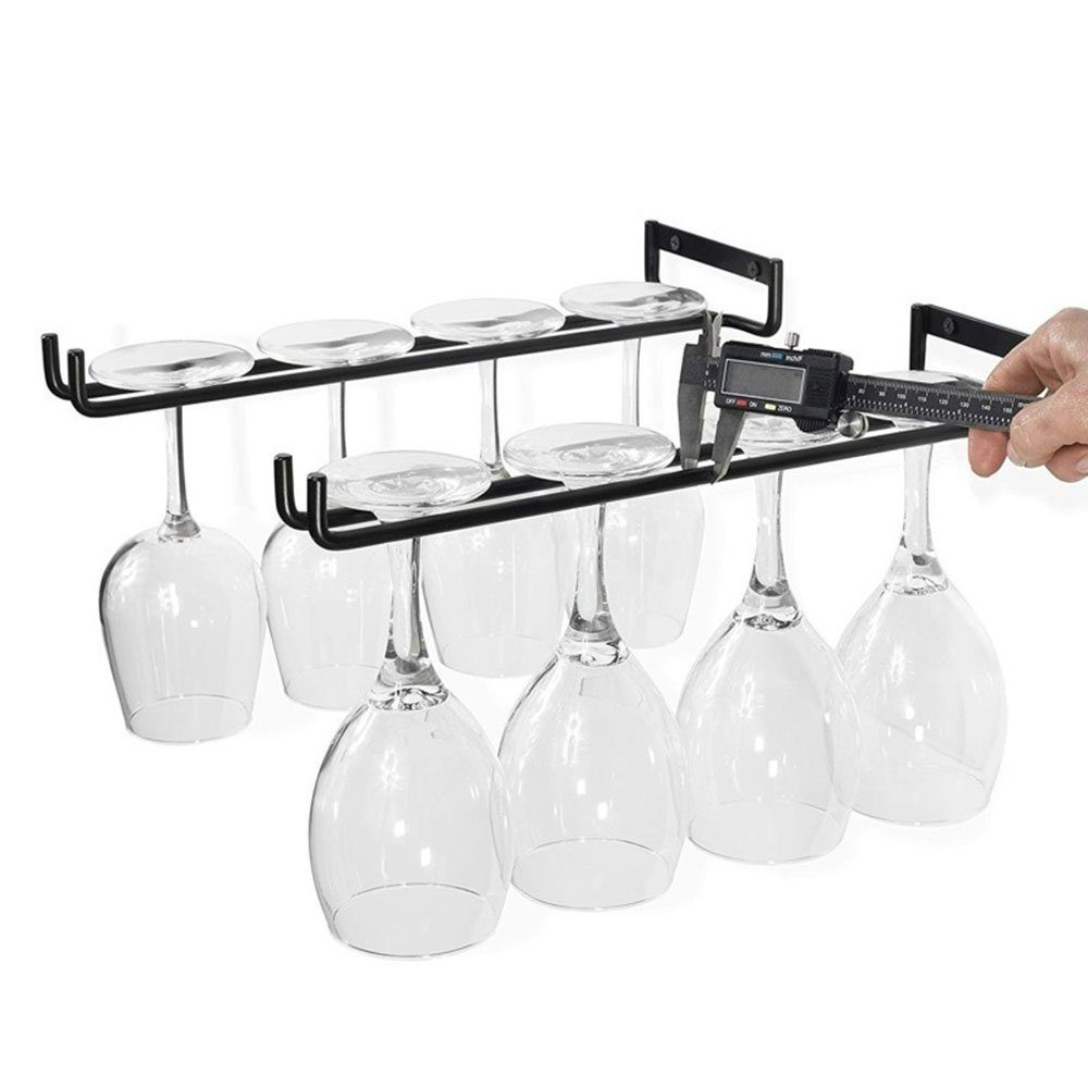 KOMIRO Gläserhalter 4pcs Gläserhalter Weinglashalter Wand Weinglas