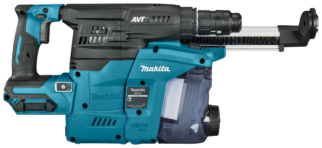 Ciocan combinat SDS-Plus Makita HR009GZ02 cu extracție a prafului 40V Max fără baterii și încărcător