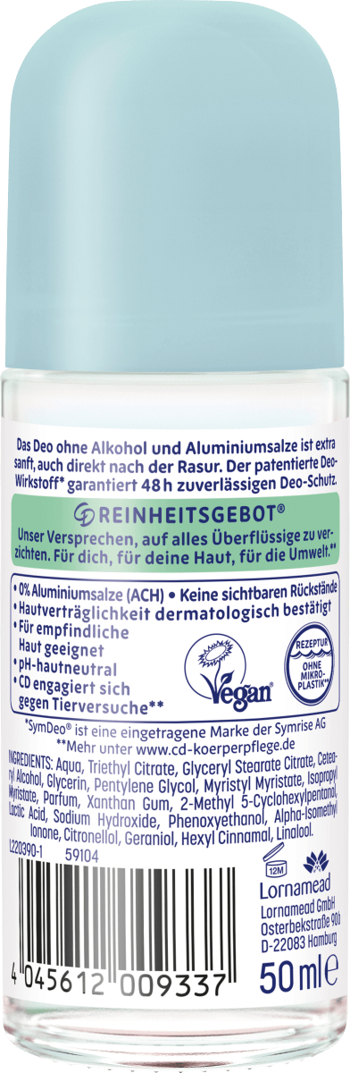 Deo Roll-on Sensitive Protect, 50 ml