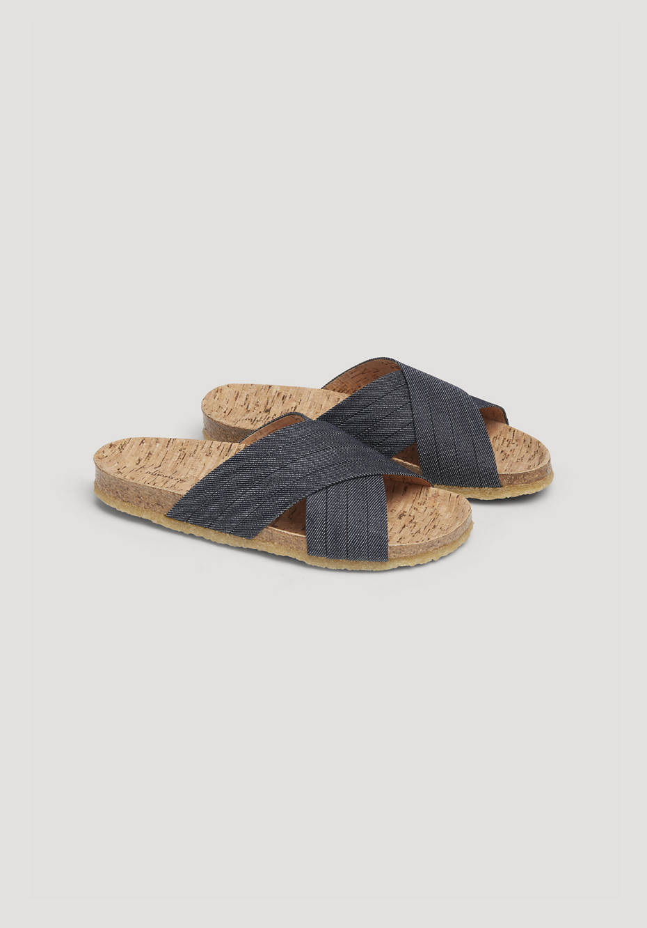 Pantolette mit Bio-Denim