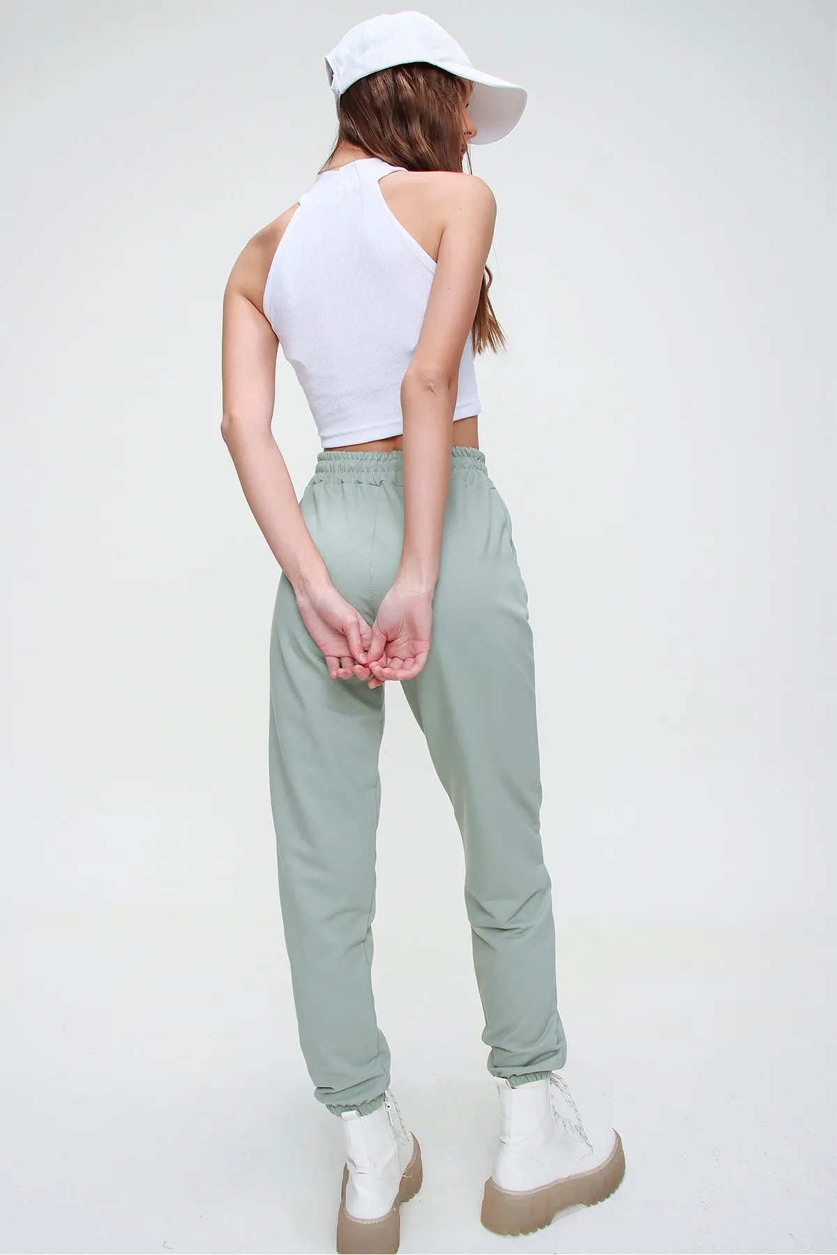 Trend Alaçatı Stili  Jogginghose - Grün - Jogger