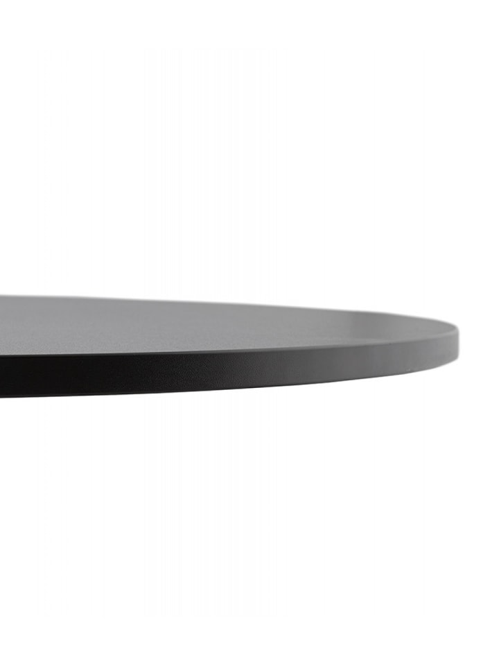 KADIMA DESIGN Esstisch Rund 90 cm Durchmesser Holz Metall | Modernes Design in Schwarz günstig kaufen onesize
