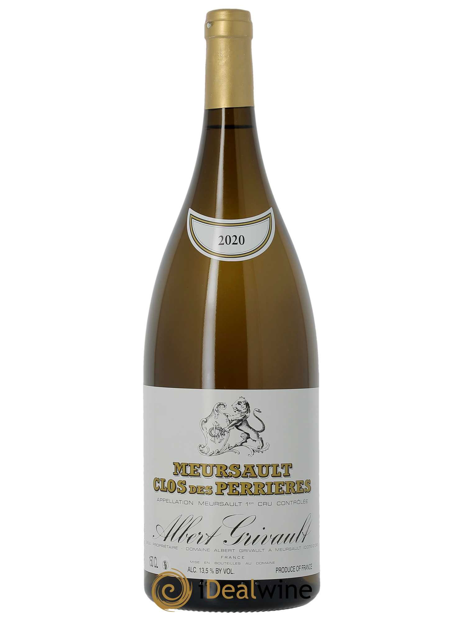Meursault 1er Cru Clos des Perrières Albert Grivault  2020 - Lot de 1 Magnum