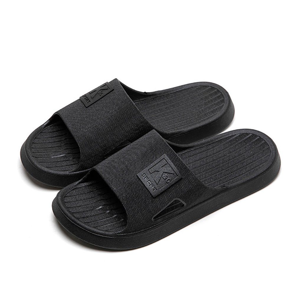 Geistesblitz Badeschuhe Unisex Herren Damen Badeschlappen Badesandale (Badeschlappen Unverzichtbare Hausschuhe für das Badezimmer, 1-tlg., Schnell Trocknende Duschhausschuhe) rutschfeste Badelatschen