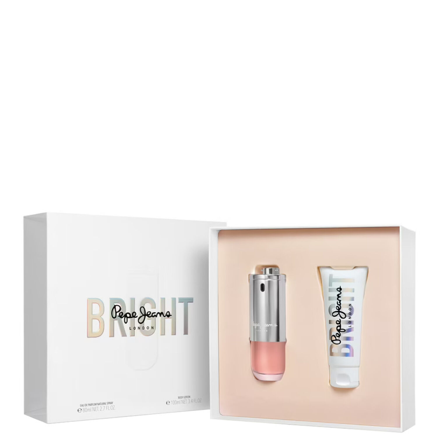 Pepe Jeans Bright For Her Coffret Eau de Parfum 80 ml + Lait Corps 100 ml