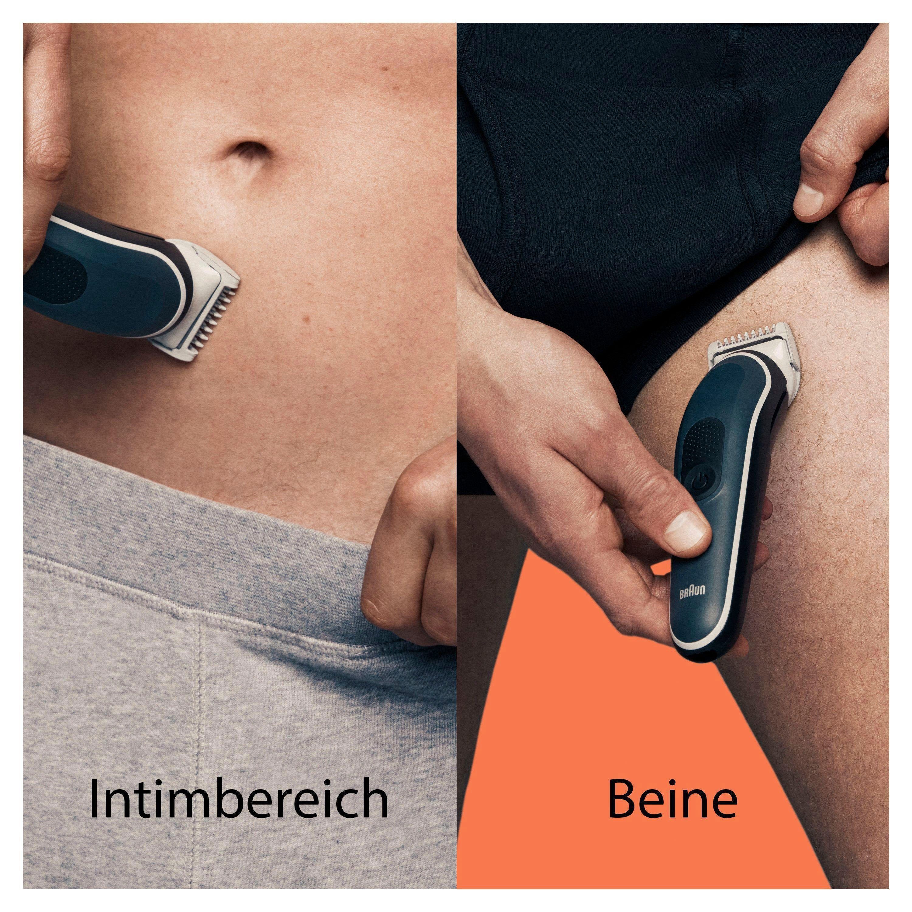Braun Haarschneider Bodygroomer 5370, Wasserdicht, 100 Min. Laufzeit