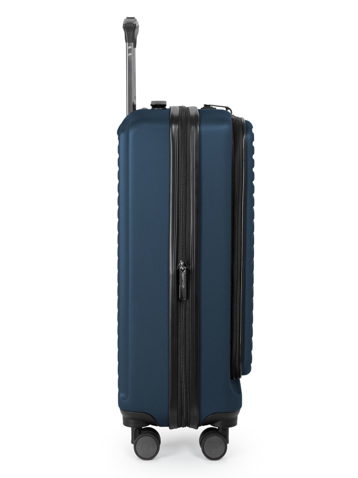 Hauptstadtkoffer Mitte - Handgepäck-Trolley Toploader, Laptop-Fach, TSA in Dunkelblau günstig kaufen S