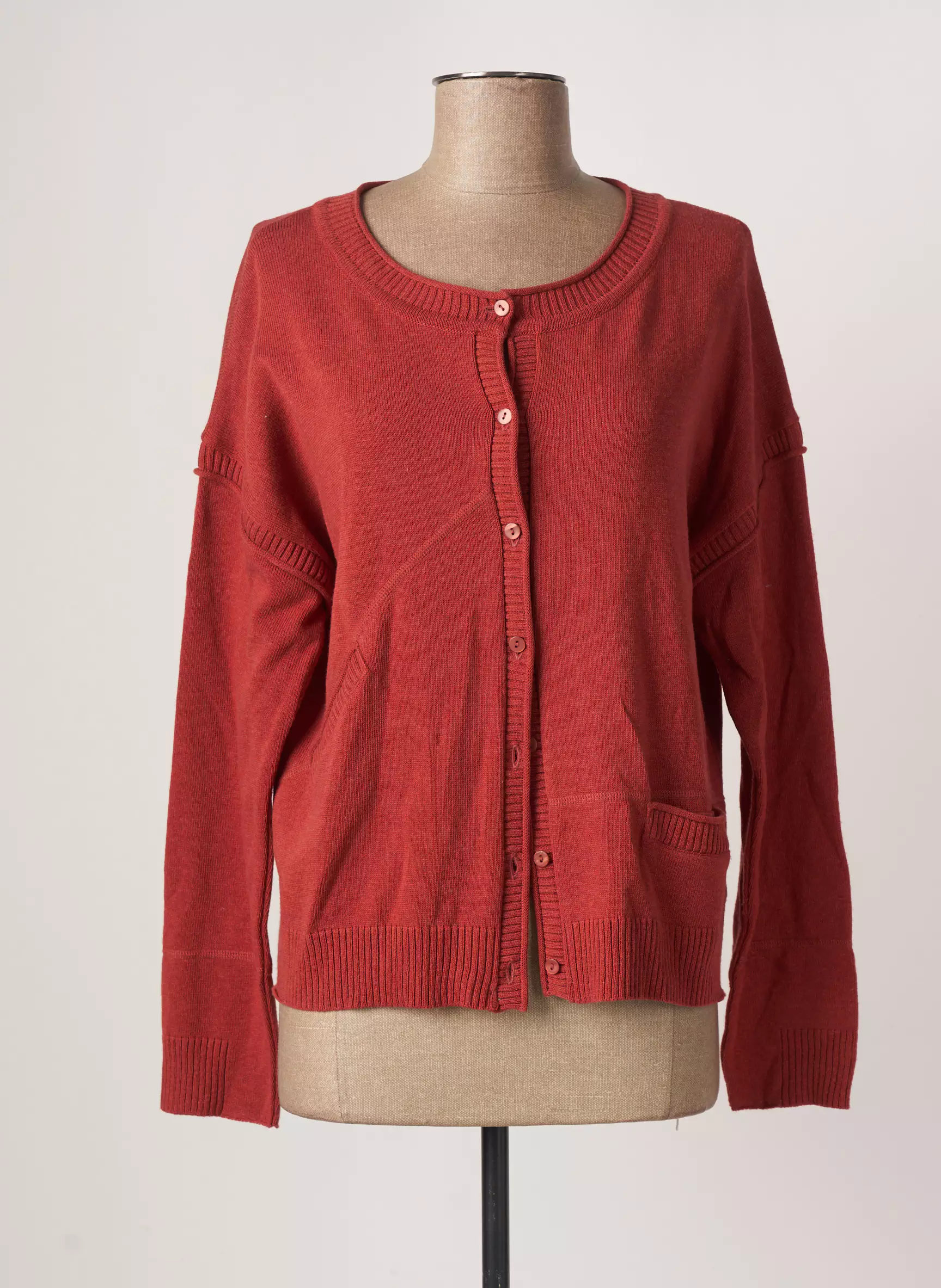 Le Petit Baigneur Cardigans Femme couleur orange
