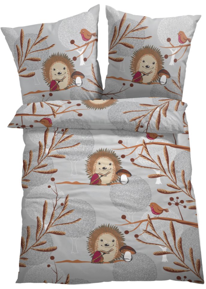 Bettwäsche mit Igel