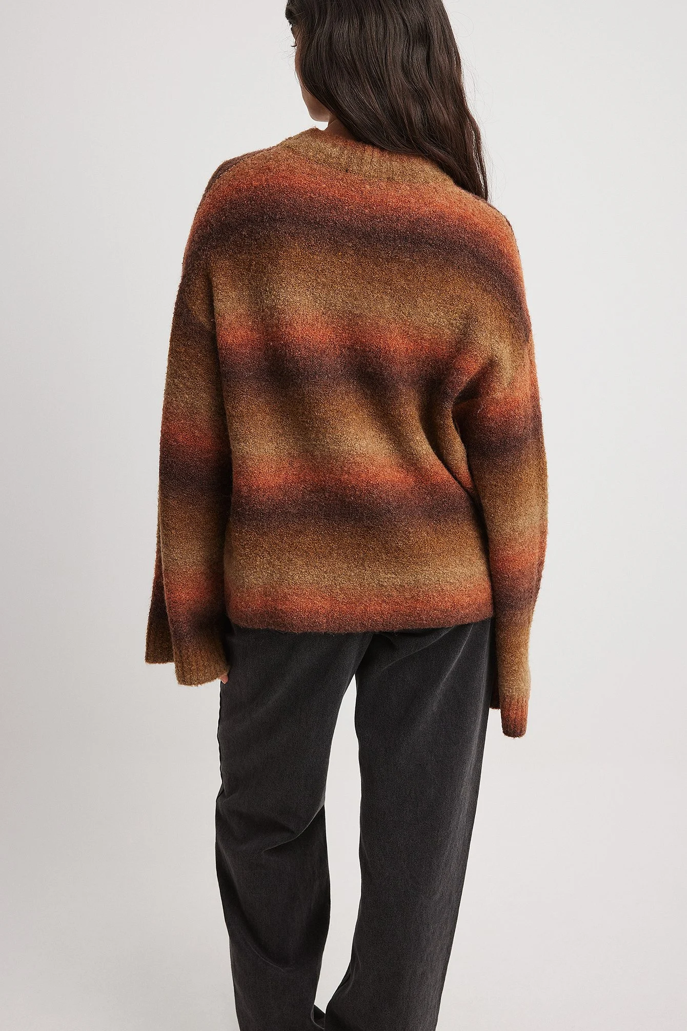 Oversized-Strickpullover mit Ombre-Effekt