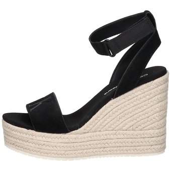 Calvin Klein Wedge Sandal in schwarz