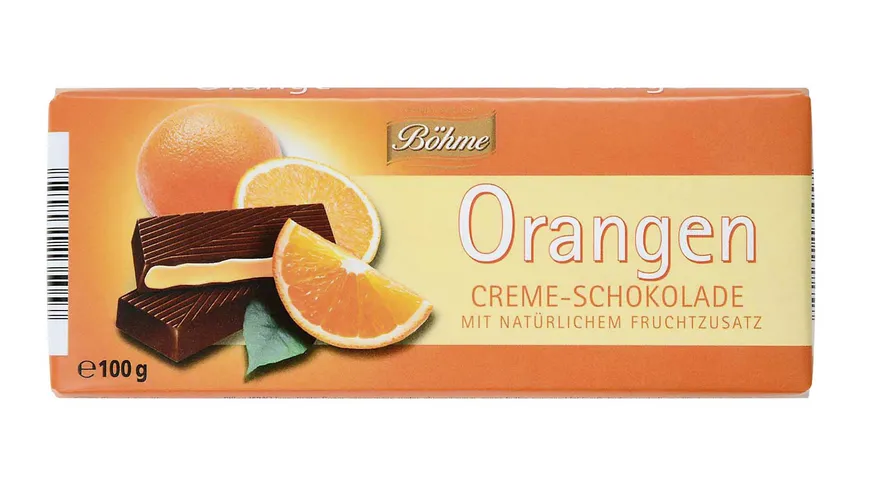 Böhme Creme-Schokolade Orange 100 g