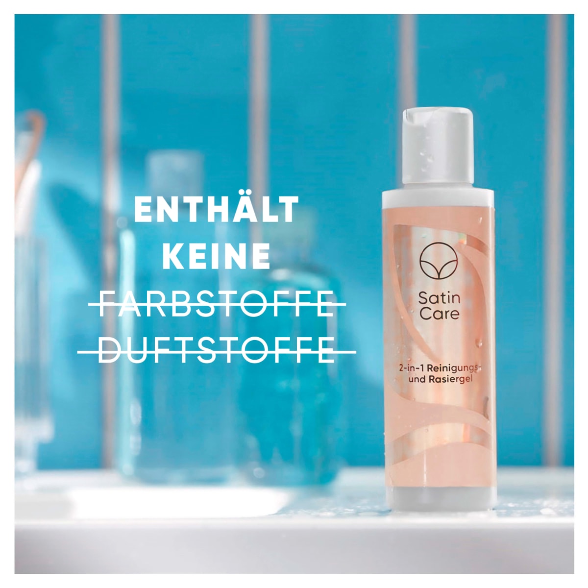 Reinigungs- und Rasiergel 2in1 Satin Care Intimrasur, 190 ml