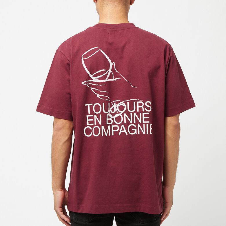 solebox Compagnie Tee burgundy