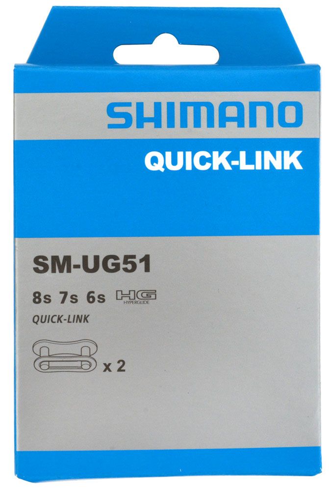 Shimano SM-UG51 6/7/8-fach Quick-Link Kettenschloss 2 Paar kaufen | Bike-Discount