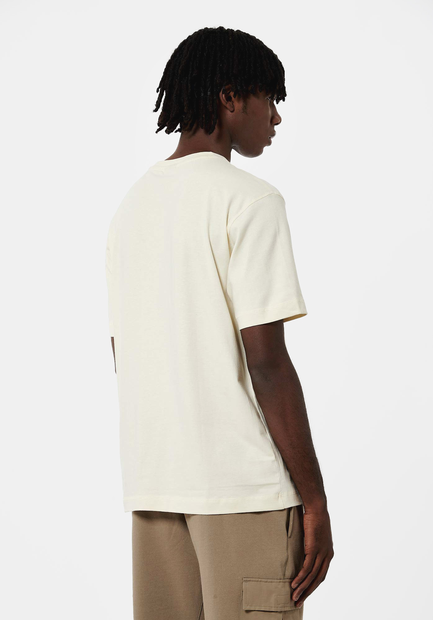 COLEG  T-shirt beige Homme en 100% coton
