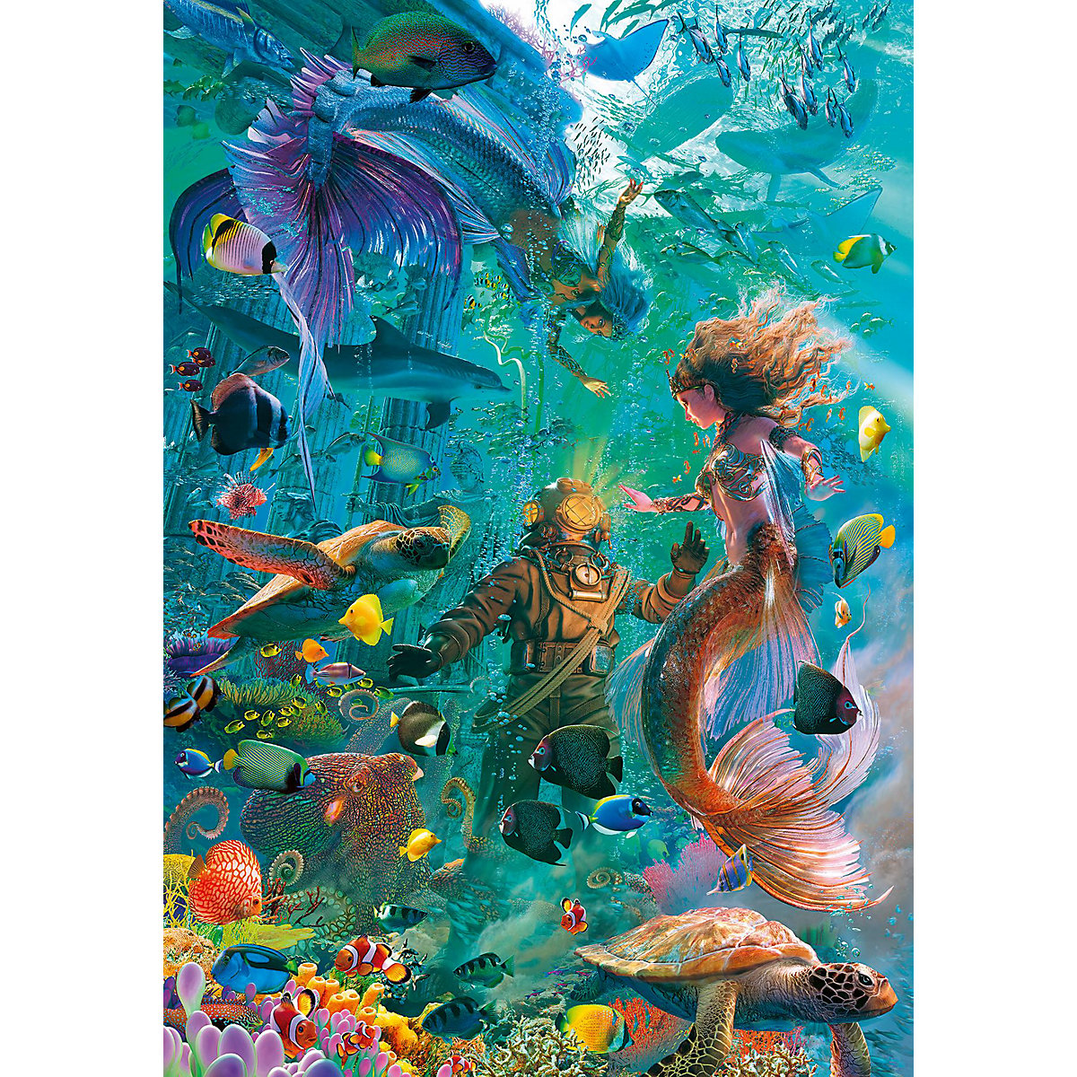 Puzzle Königreich unter Wasser