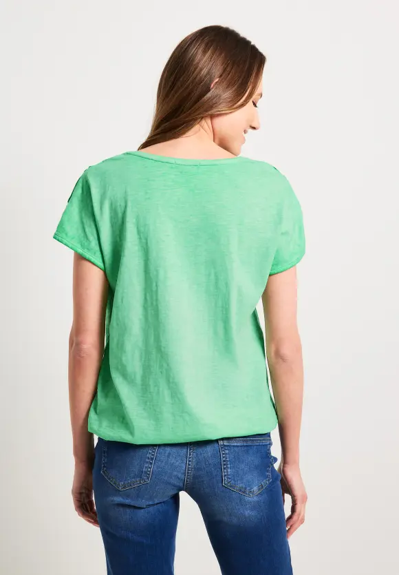 CECIL T-Shirt in gewaschener Optik