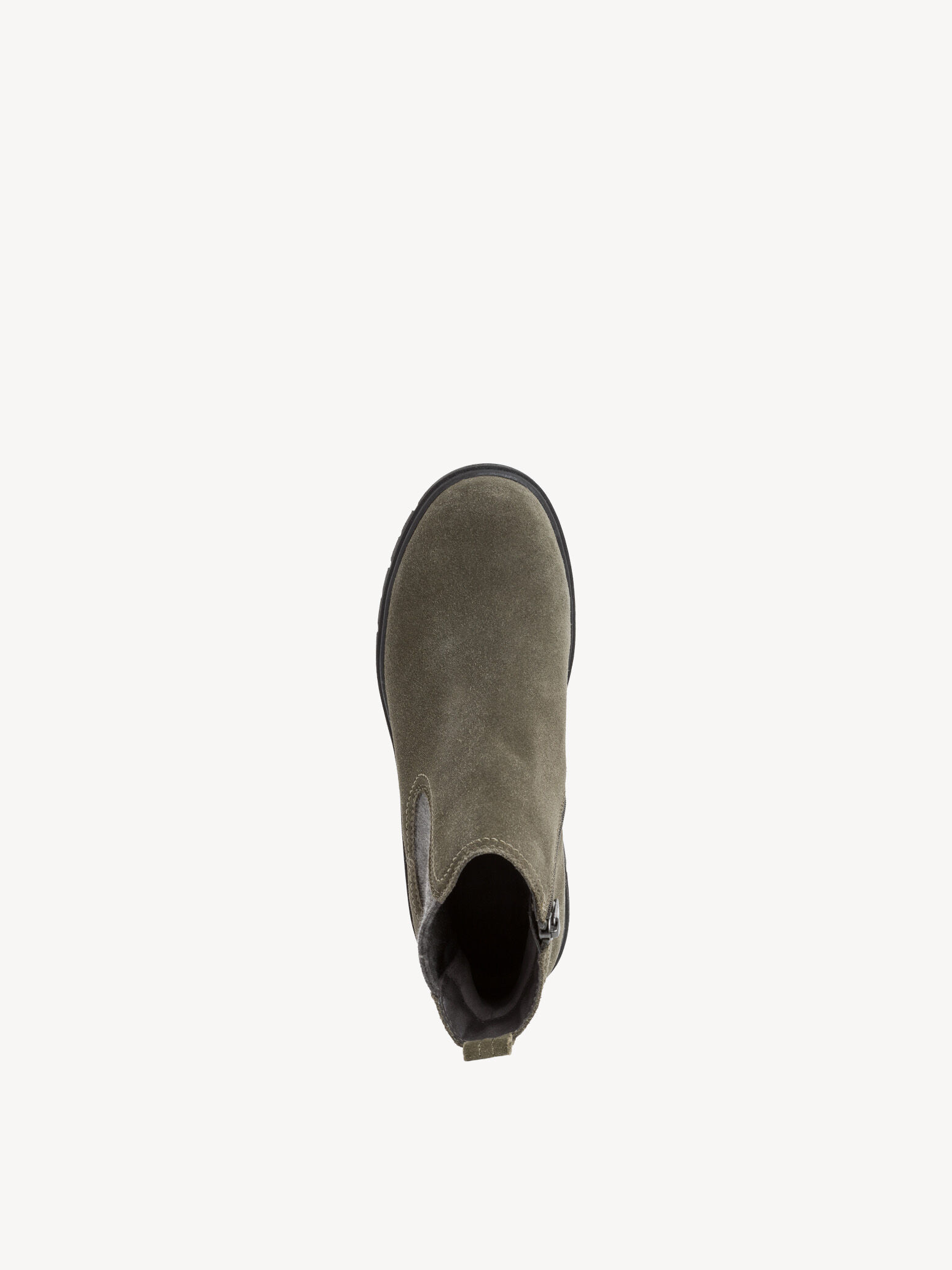 Bottine Chelsea en cuir - vert