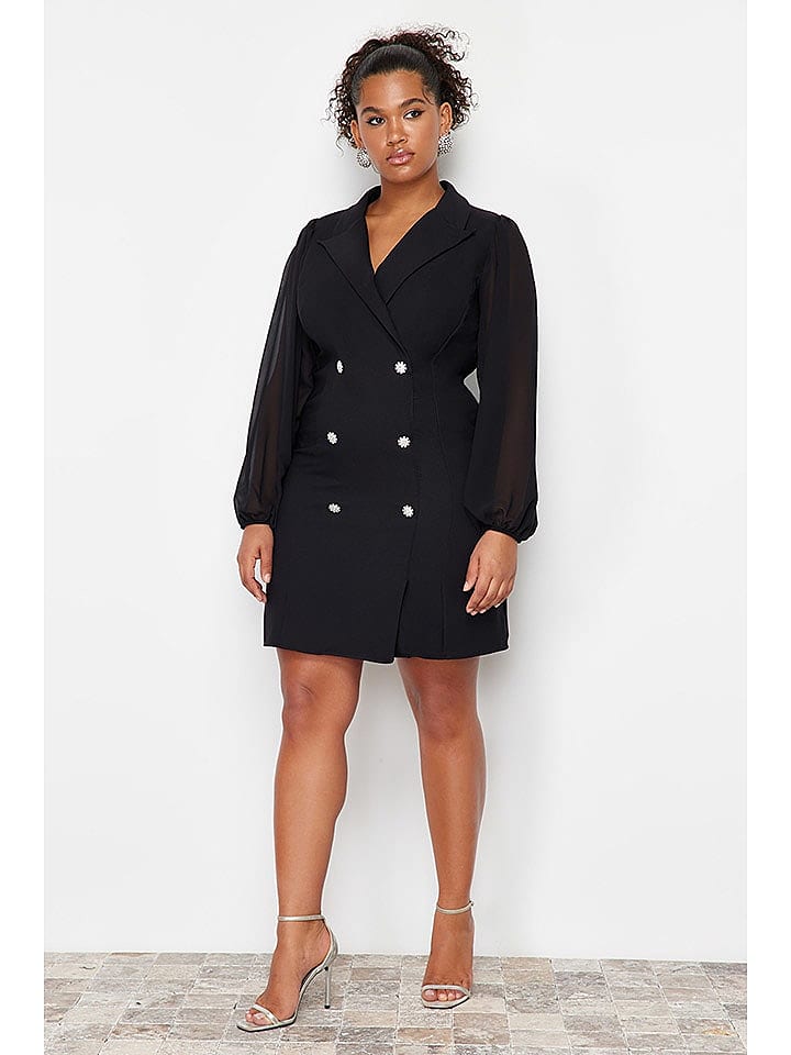 trendyol Kleid in Schwarz günstig kaufen 42